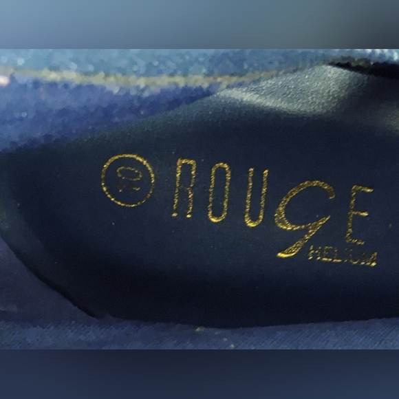 Rouge Helium Denim Ankle Booties Size 10 - Picture 15 of 15